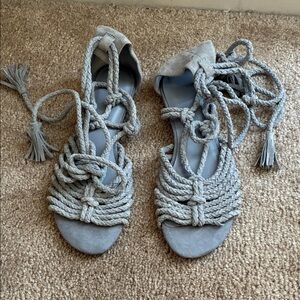 Joie Gray Braided Women's Sandals